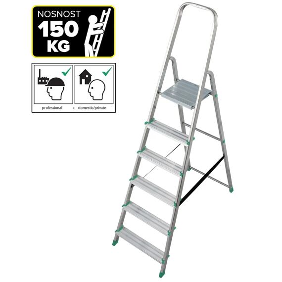 PROTECO Krause schodíky Al 6 nosnosť 150kg 10.6616-KR