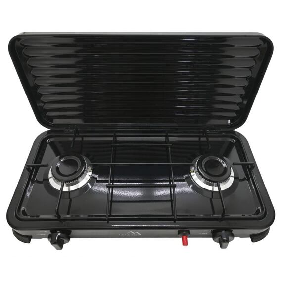 CATTARA plynový vařič Traveler FAMILY DUO, piezo, spotřeba 320g/hod., 13596