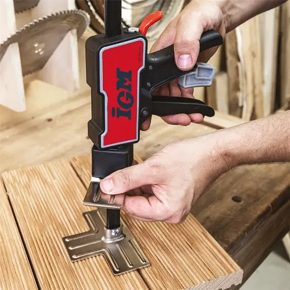 IGM MO-RZ120 ruční zvedák 120kg, zdvih 7,5-310mm, otočná zvedací deska, funkce rozpínání a upínání