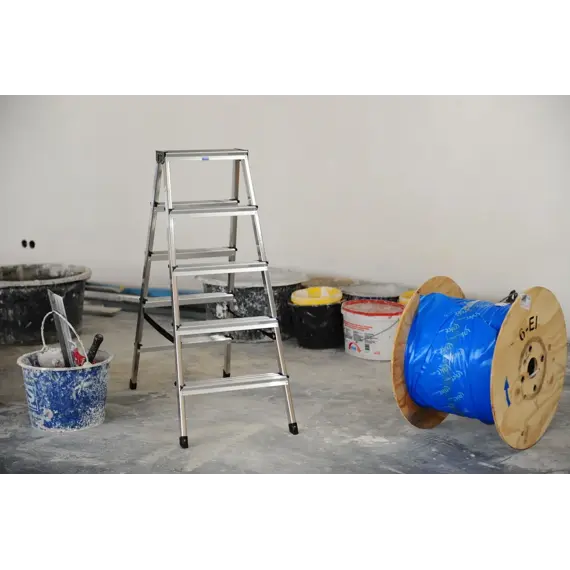 KRAUSE schůdky Al 5 oboustranné 105cm, nosnost 150kg 10.66-2-05-OB