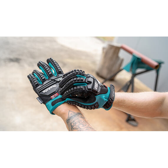 MAKITA P-84492 rukavice pracovní antivibrační, impact, vel. XXL/11, ovládání telefonu