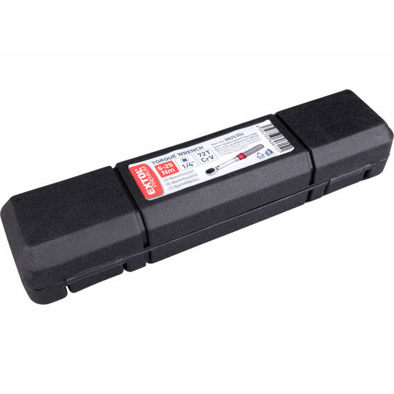 EXTOL Premium klíč momentový 1/4", 5-25Nm CrV, 8825306