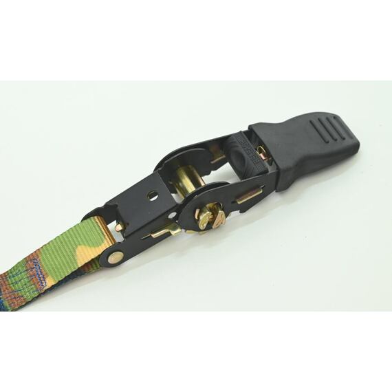 COMPASS popruh s ráčnou a háky 1ks 250daN 25mm x 5m barva KAMU, 02255