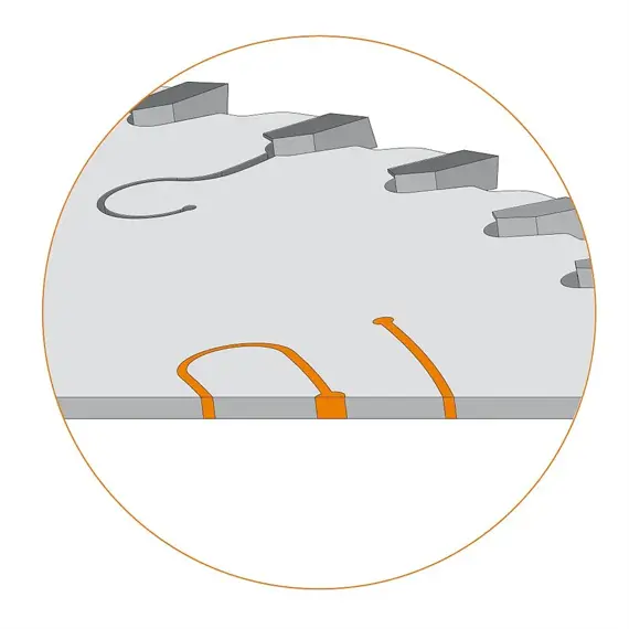 CMT CHROME pilový kotouč na lamino, DTD a MDF - D300*3,2mm, d=30mm Z96 HW, C28169612M