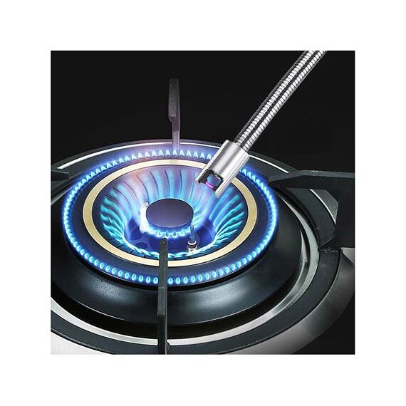 EXTOL Premium zapalovač plazmový, 3,7V/200mAh, ohebný krk, USB kabel, délka 26cm, 8848130