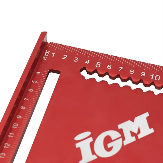 IGM tesařský úhelník - 300*300*430mm, robustní slitina Al 5mm