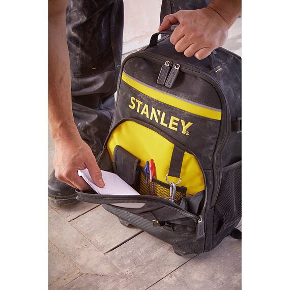 STANLEY STST83307-1 batoh na nářadí s kolečky a teleskopickou rukojetí