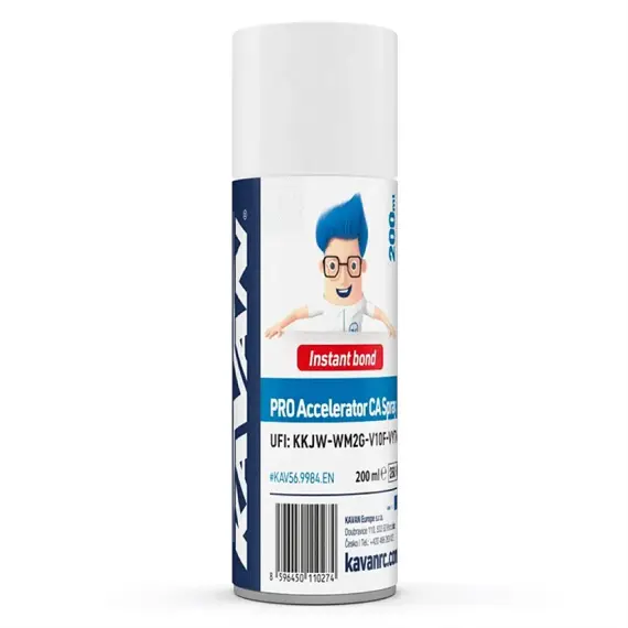 KAVAN Aktivátor PRO CA, 200 ml, spray pro rychleschnoucí lepidla Titebond, 154-KAV56.9984.EN