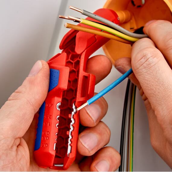 KNIPEX odizolovávací nástroj ErgoStrip pro leváky 169502SB