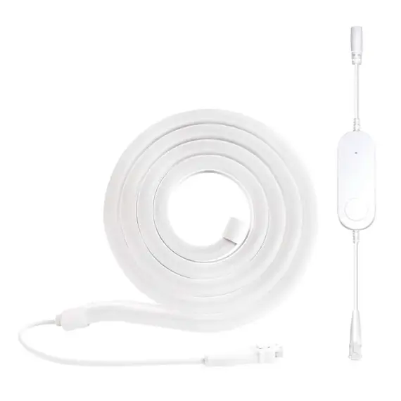 EMOS GoSmart ohebný LED pásek NEON bílý, 3 m, 23 W, RGBIC stmívatelný, WiFi, ZPW313I
