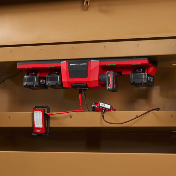 MILWAUKEE M12-18 GBC4 nabíječka 2*M18 + 2*M18+M12