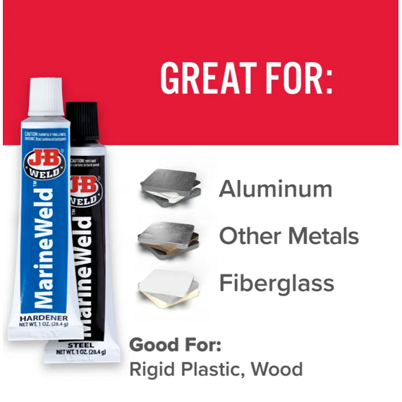 J-B WELD dvousložkové epoxidové lepidlo voděodolné MarineWeld (2*28,4g) 8272