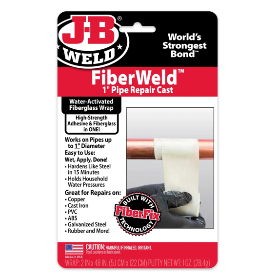 J-B WELD opravná fiber páska Pipe Repair Cast pro potrubí do pr. 25mm (š5,1*d122cm) 38248