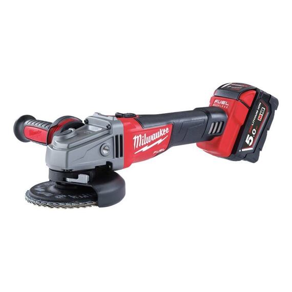 MILWAUKEE M18 CAG125X-502X aku úhlová bruska 125mm, 18V/2*5Ah, kufr