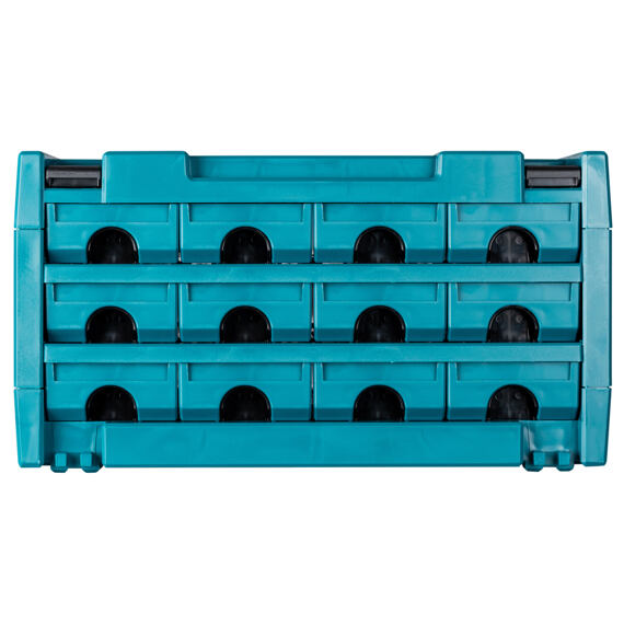 MAKITA P-84327 kufr MAKPAC s přihrádkami - 3 řady po čtyřech přihrádkách