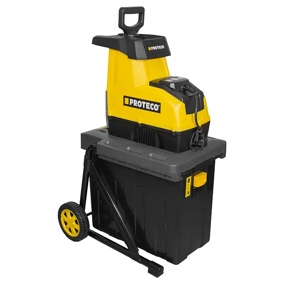 PROTECO drtič větví válcový PREMIUM 3000W, 44mm, koš 60l, 51.06-DV-3000