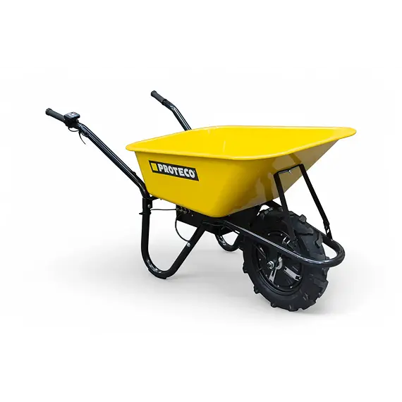 PROTECO aku kolečko PROFI 80l, bezuhlíkový motor 12V 500W, nosnost 150kg, 10.86-AK-80-P