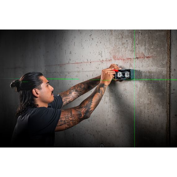 SOLA X2 GREEN křížový laser ZELENÝ REAL GREEN, samonivelace, dosah 30m, s přijímačem 80m