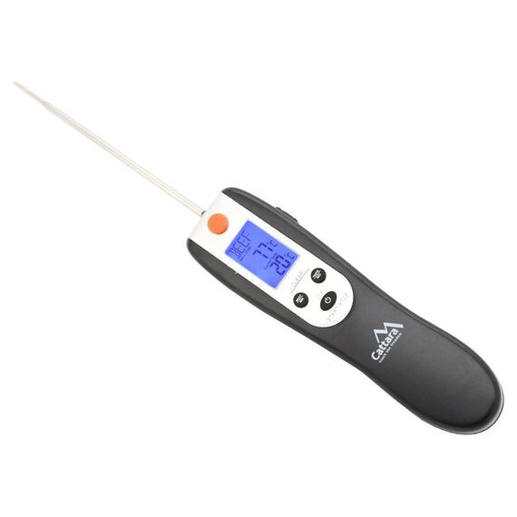 CATTARA grilovací teploměr digitální skládací 0°C-300°C, 15cm sonda, 13088