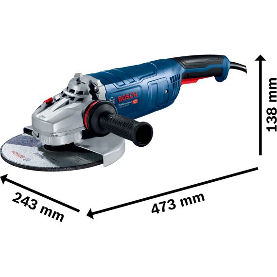 BOSCH GWS 24-230P úhlová bruska Professional 230mm, 2400W