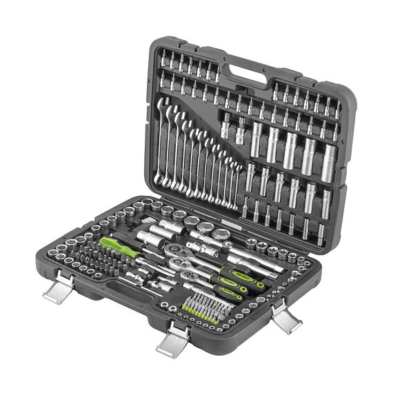 PROCRAFT WS216 gola sada 216-dílná, 1/4"+3/8"+1/2", očkoploché klíče