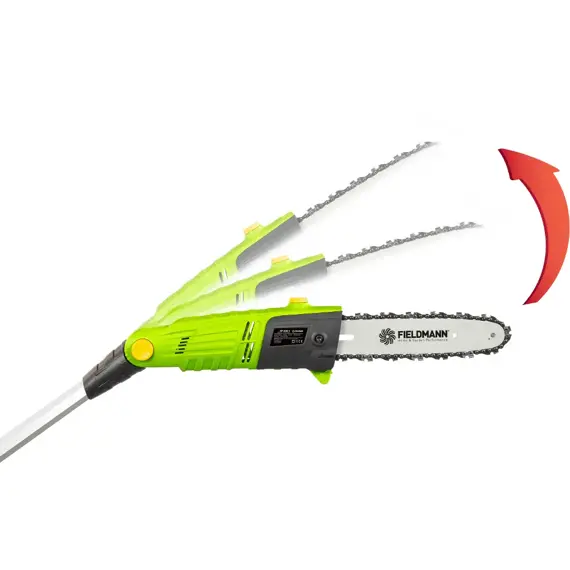 FIELDMANN FZP 6015-E prořezávací řetězová pila teleskopická, 750W, lišta 25cm, tyč 230-290cm
