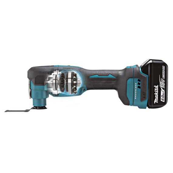 MAKITA DTM53ZX1 aku multi oscilační bruska 18V LXT, 6000-20000 km./min., příslušenství, bez baterie