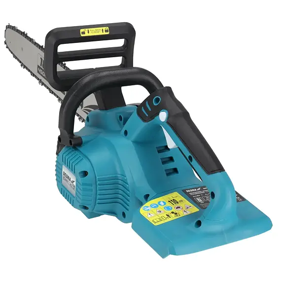 DEDRA aku řetězová pila 2*18V, 450mm, řetěz 3/8" 62z, bez baterie, DED7184VA