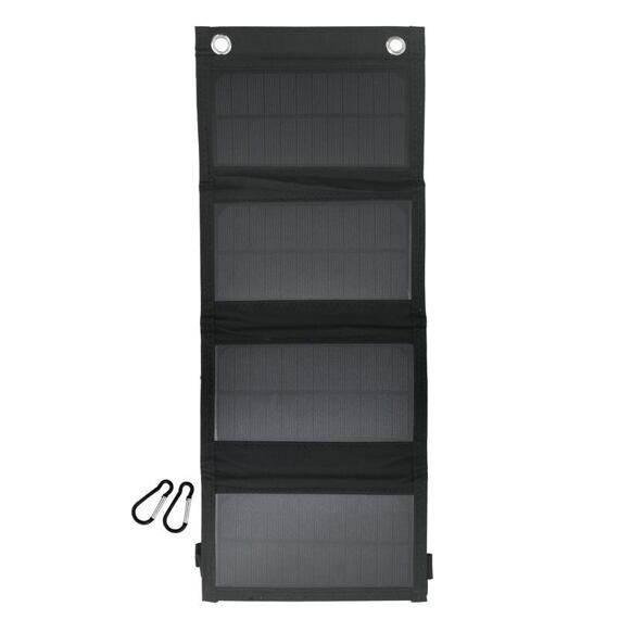 CATTARA solární nabíječka rozkládací 10W, 44*16,5cm (složená 11*18,5*3cm) 13192