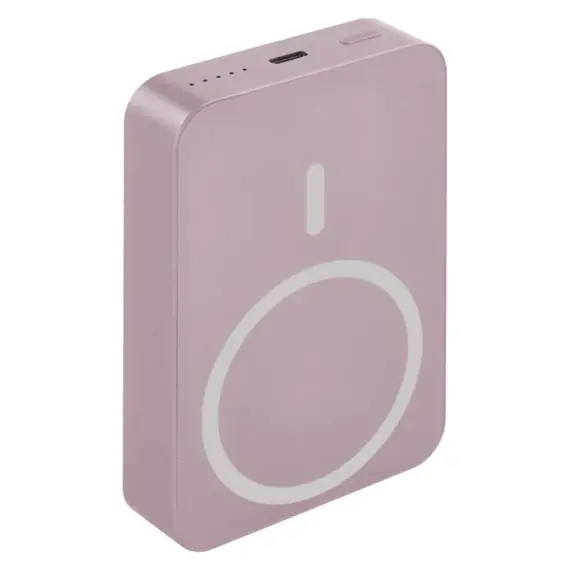 EMOS B0551S Powerbanka EMOS WI 1046, 10 000 mAh, 20 W+Wireless, lososová