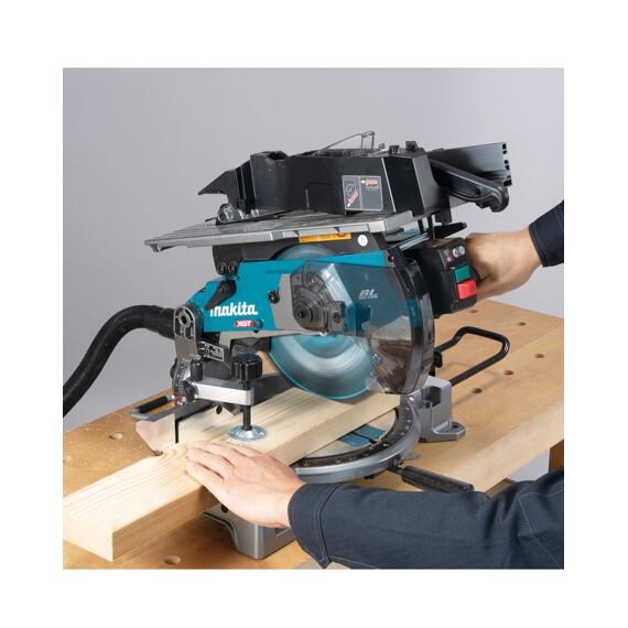 MAKITA LH001GZ aku stolní a pokosová pila s AWS 260mm Li-ion XGT 40V, (2100W), bez baterie