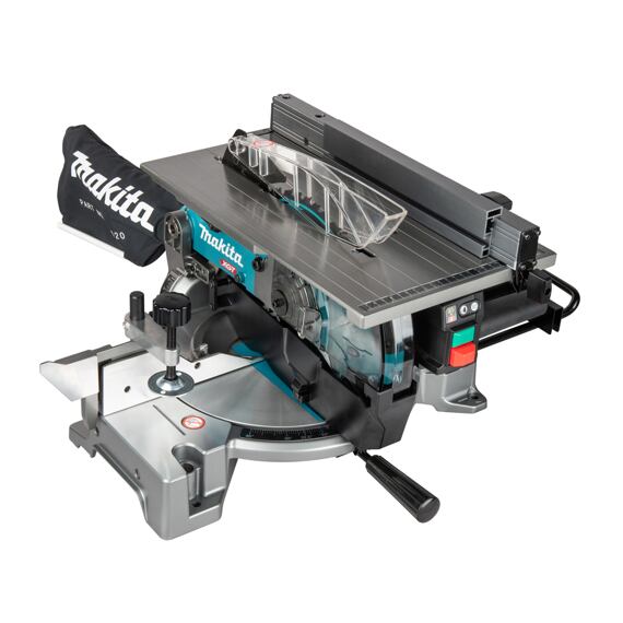 MAKITA LH001GZ aku stolní a pokosová pila s AWS 260mm Li-ion XGT 40V, (2100W), bez baterie