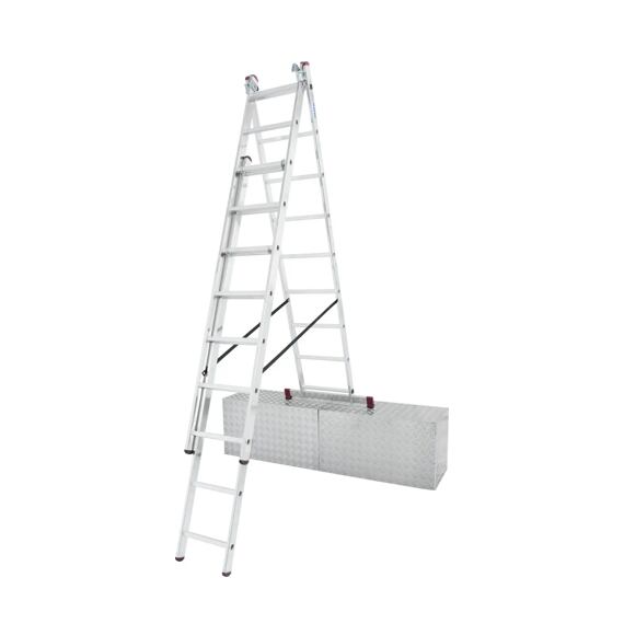 KRAUSE žebřík 3*9 univerzální s úpravou na schody 250/390/530cm 10.66-S-3-09-KR