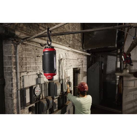 MILWAUKEE M12 SPEJSG2-0 aku reproduktor 12V, Bluetooth 5.3 dosah až 60m, bez baterie