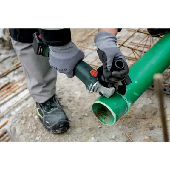 METABO W 18 L 9-125 Q aku úhlová bruska 125mm 18V/2*5,2Ah Li-Power, MetaBox165L
