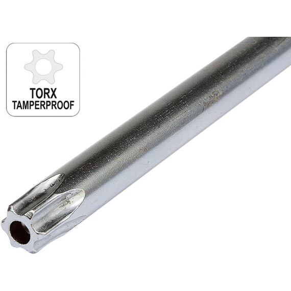 YATO sada šroubováky T-rukojeť TORX s otvorem 9 ks, T10-T50, YT-05615