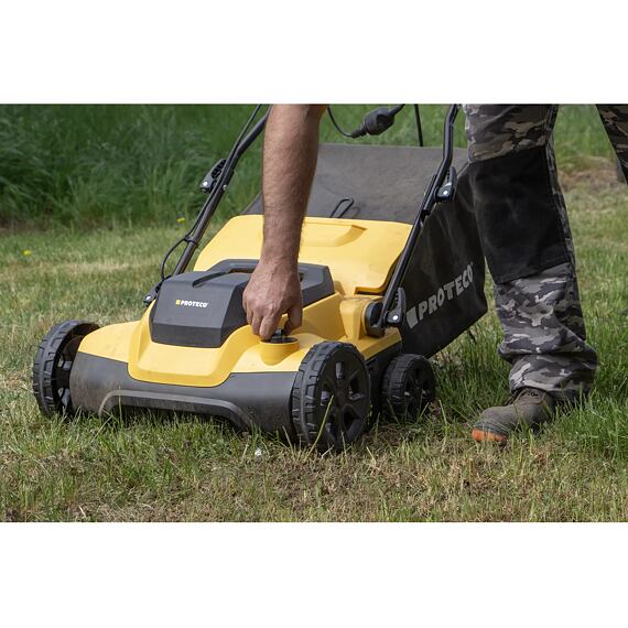 PROTECO vertikutátor 230V, 1600W, PREMIUM 4v1, záběr 380mm, koš 50l, 51.06-VE-380-PR