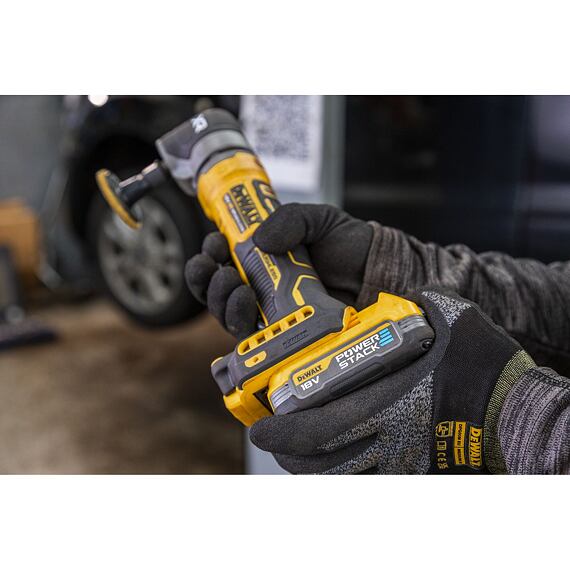 DeWalt DCG421N pravoúhlá bezuhlíková bruska 18V XR, bez baterie, regulace 10000-24500 ot/min