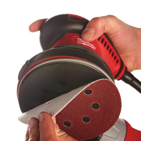 MILWAUKEE ROS 125E brúska excentrická 125mm 300W 7000-12000 kmit./min, 1,7kg