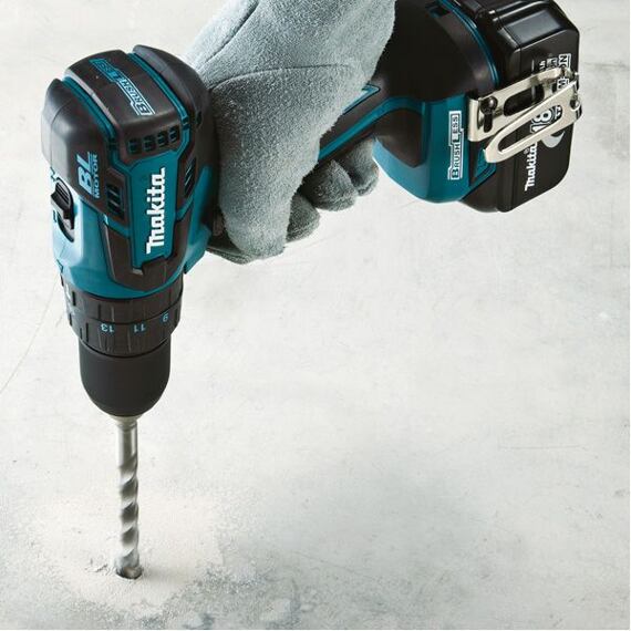 MAKITA DHP459RF3J aku bezuhlíkový príklepový skrutkovač 18V/3*3Ah, systainer