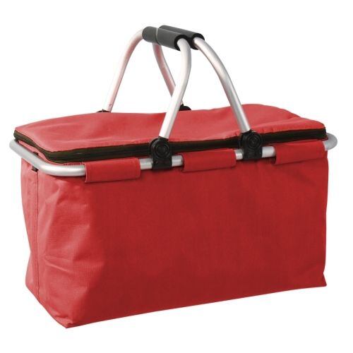 košík nákupní skládací 48*28*24cm, Al+polyester, 791250
