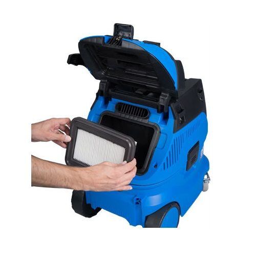 NAREX VYS 33-21 L průmyslový vysavač 1250W, 30l, 250mbar, poloautomatické manuální čištění filtru