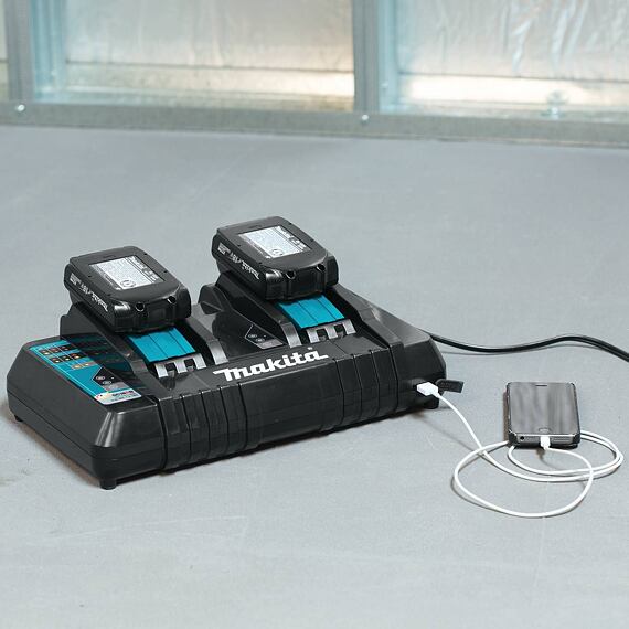 MAKITA DC18RD rychlonabíječka pro 2x aku 18V