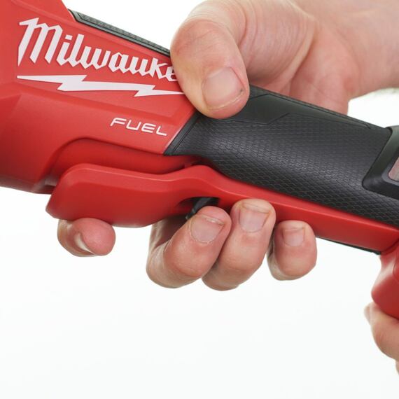 MILWAUKEE M18 CAG125XPDB-0X aku úhlová bruska 125mm, kolébkový vypínač, 18V bez baterie, kufr