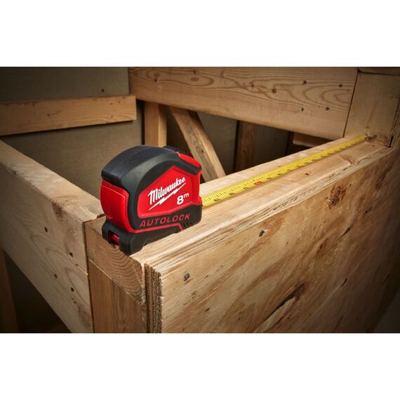 MILWAUKEE 4932464664 zvinovací meter 8m, K8/25 AUTOLOCK, trieda presnosti II.