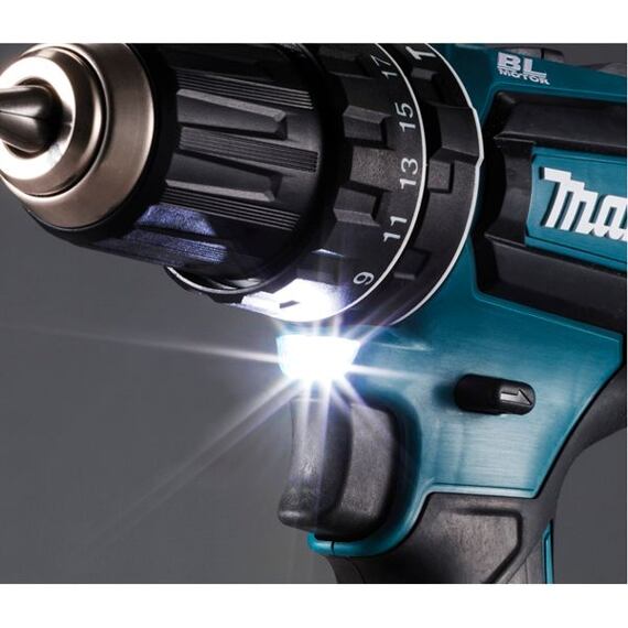 MAKITA DHP485Z aku bezuhlíkový příklepový šroubovák 18V bez baterie, 50Nm, 0-500/1900 ot./min