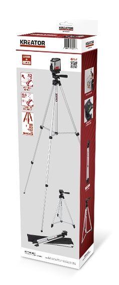 KREATOR křížový laser + stativ KRT706300T