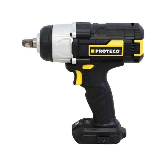 PROTECO aku rázový uťahovák 20V, 400Nm, 1/2" bez batérie 51.10-UR-20-400