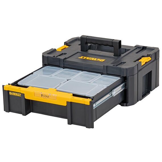 DeWalt DWST1-70705 kufrík TSTAK III s veľkou zásuvkou a organizérom na príslušenstvo