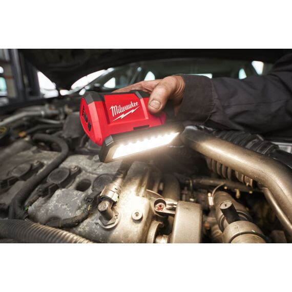 MILWAUKEE M12 PAL-0 aku svítilna LED, 700lm, IP54, USB výstup, bez baterie